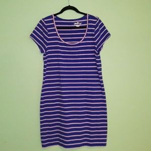 Lilly Pulitzer women dress coastal shell tripe